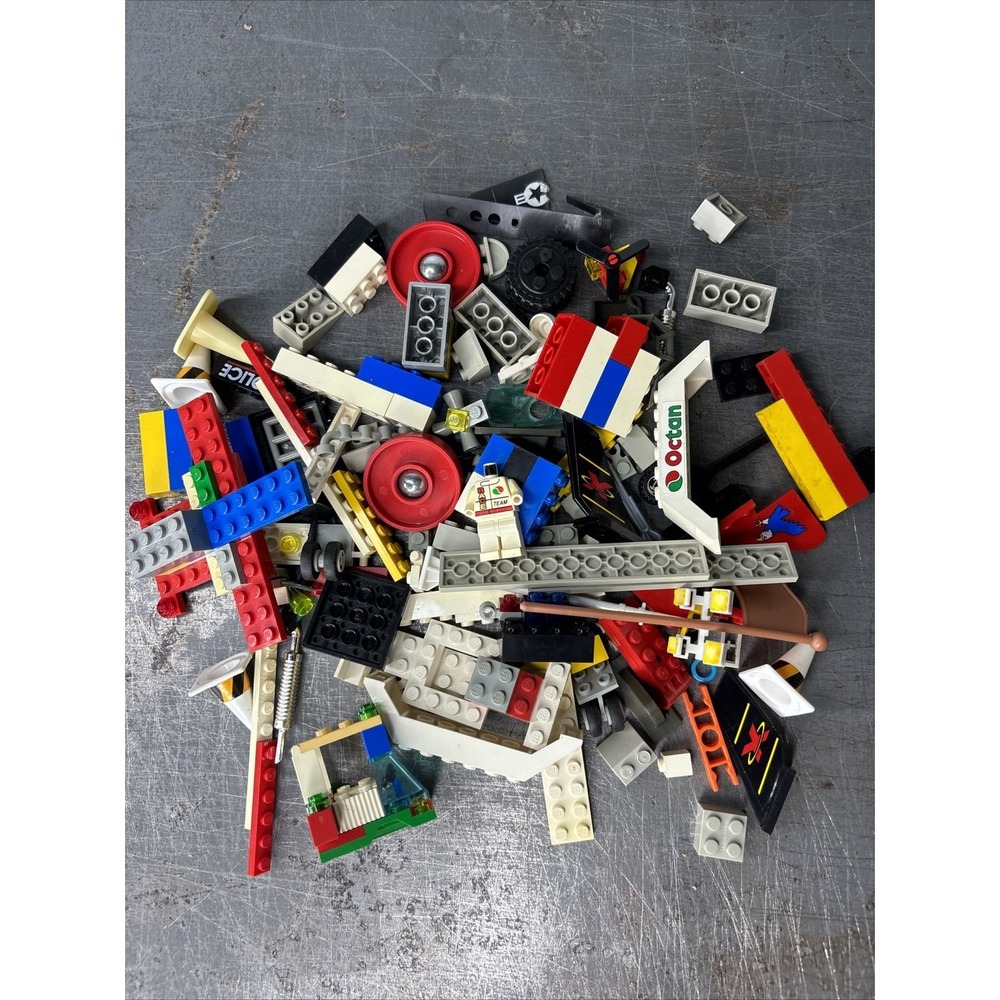 Vintage LEGO Mixed Lot Random Pieces Octan Racing Mega Blocks